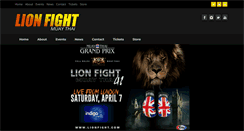 Desktop Screenshot of lionfight.com