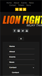 Mobile Screenshot of lionfight.com